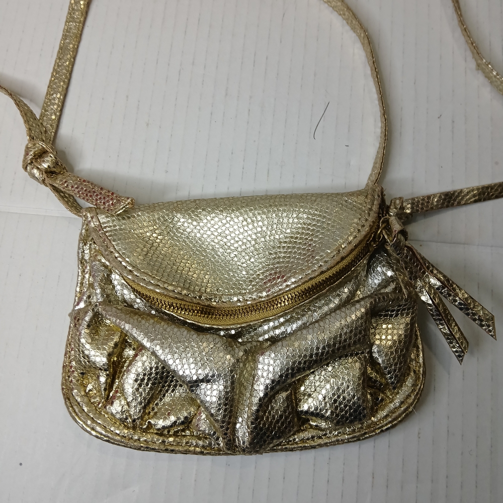 Mark Gold Grossbody Mini Women's Bag With Zipper